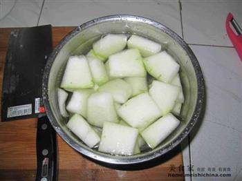 咸肉冬瓜汤的做法步骤4