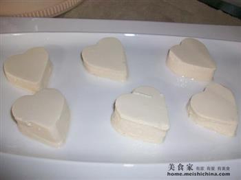 豆腐心形的做法步骤3
