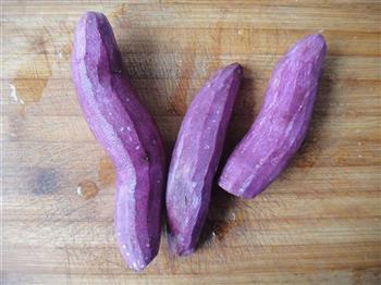 紫薯银耳羹的做法步骤1