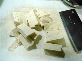 姜葱烧豆腐的做法步骤2