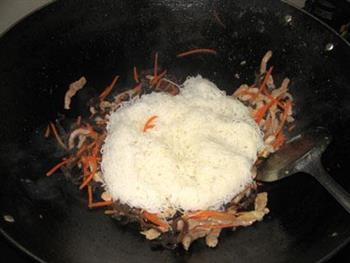 三丝炒米粉的做法步骤9