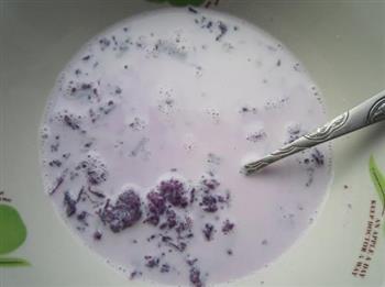 紫薯糯米饼的做法步骤3