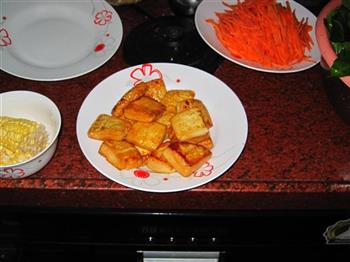胡萝卜丝烧豆腐的做法步骤8