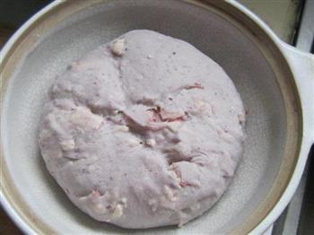 紫甘蓝培根面包的做法步骤3