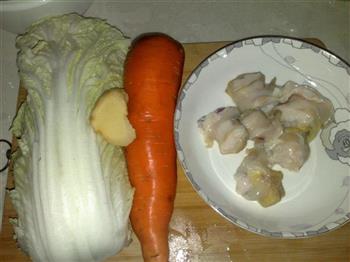 海螺爆炒白菜的做法步骤1