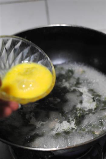 紫菜海米蛋汤的做法步骤7