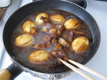 上海卤蛋红烧肉的做法步骤10