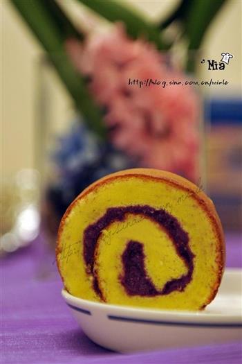 紫薯蛋糕卷的做法步骤25