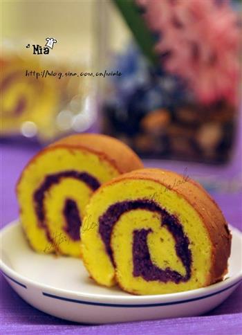 紫薯蛋糕卷的做法步骤26
