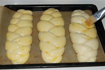 豆浆辫子面包的做法步骤11