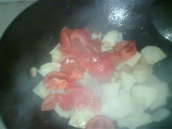 番茄土豆片的做法步骤4