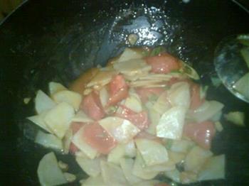 番茄土豆片的做法步骤5