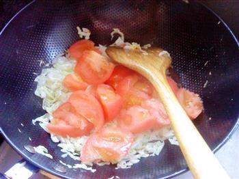 番茄白菜牛肉面的做法步骤4