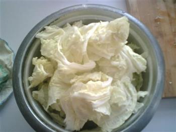 白菜烩饼的做法步骤2