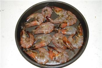 太祖紫菜烤虾的做法步骤2