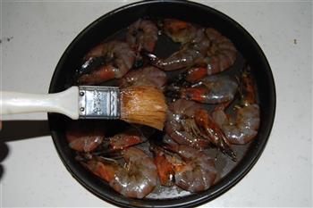 太祖紫菜烤虾的做法步骤3