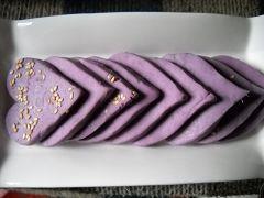 白麻紫薯饼的做法步骤7