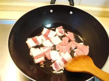 蚝油焖双菇肉片的做法步骤5