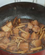 茶树菇烧肉的做法图解9
