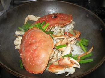 姜葱大肉蟹的做法步骤7