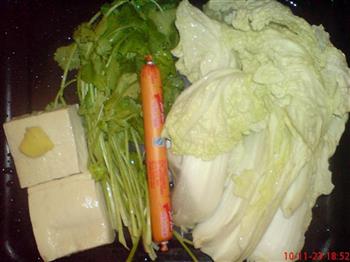 白菜豆腐清汤的做法步骤1