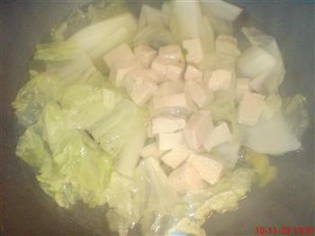 白菜豆腐清汤的做法图解4