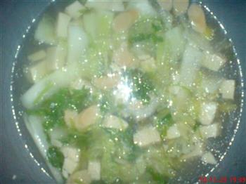 白菜豆腐清汤的做法步骤7