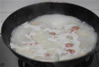 蛤蜊冬瓜肉丸汤的做法步骤7