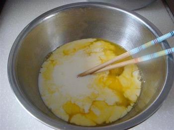 豆渣鸡蛋饼的做法步骤2