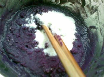 紫薯芝麻饼的做法步骤4