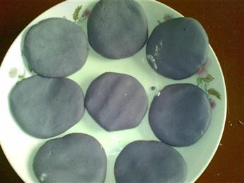 紫薯芝麻饼的做法步骤9