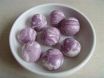 紫薯琉璃汤圆的做法步骤9