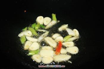 红菜苔炒腊肠的做法步骤6