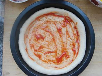 烤肠披萨的做法图解6