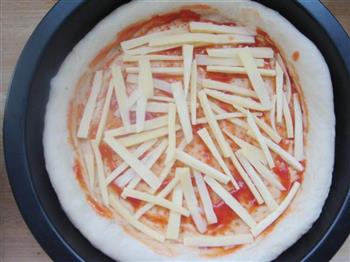 烤肠披萨的做法图解7