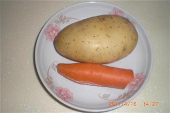 萝卜土豆泥的做法图解1