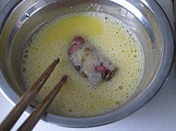油煎粽子的做法图解4