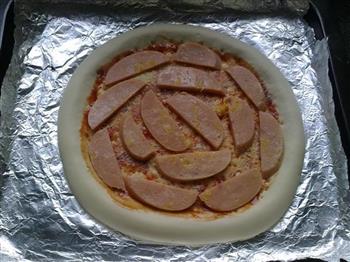 番茄披萨的做法步骤8
