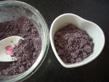 心形紫米糕的做法步骤7