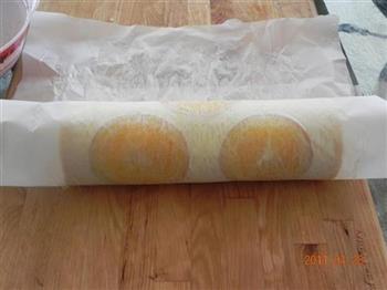 香橙蛋糕卷的做法步骤16