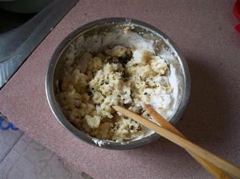 椒盐豆渣饼的做法步骤4