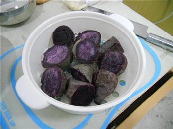 什锦紫薯球的做法步骤1