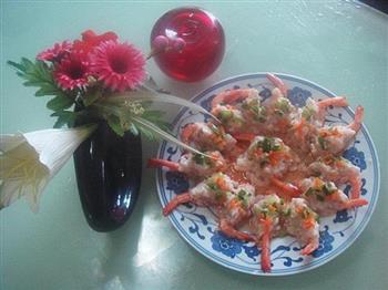 肉香凤尾虾的做法步骤5