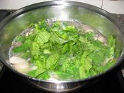 草菇芥菜汤的做法步骤9