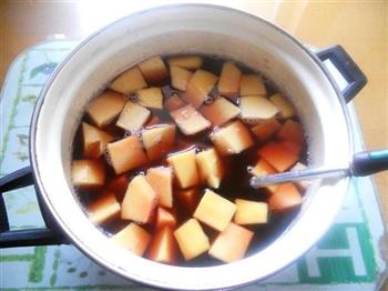 木瓜红豆桂圆甜汤的做法步骤4