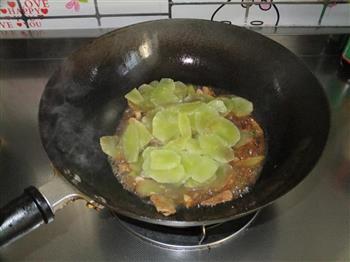 莴苣炒肉片的做法步骤8