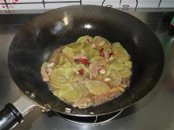 莴苣炒肉片的做法步骤9