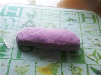 紫薯花包的做法步骤4