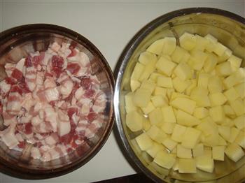 土豆红烧肉的做法步骤3
