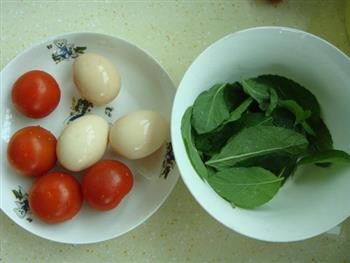 番茄鸡蛋薄荷煎饺的做法步骤1